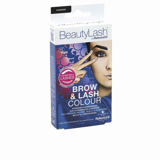 Refectocil Beautylash Brow y Lash Colour Kit Tinte Cejas y Pestañas Negro 1 U Unisex