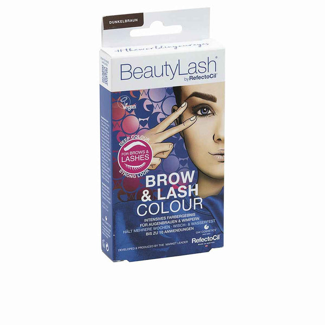 Refectocil Beautylash Brow y Lash Colour Kit Tinte Cejas y Pestañas Castaño Oscuro 1 U Unisex