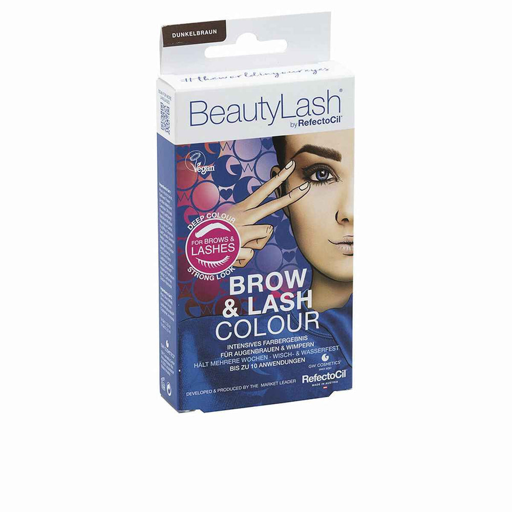 Refectocil Beautylash Brow y Lash Colour Kit Tinte Cejas y Pestañas Castaño Oscuro 1 U Unisex