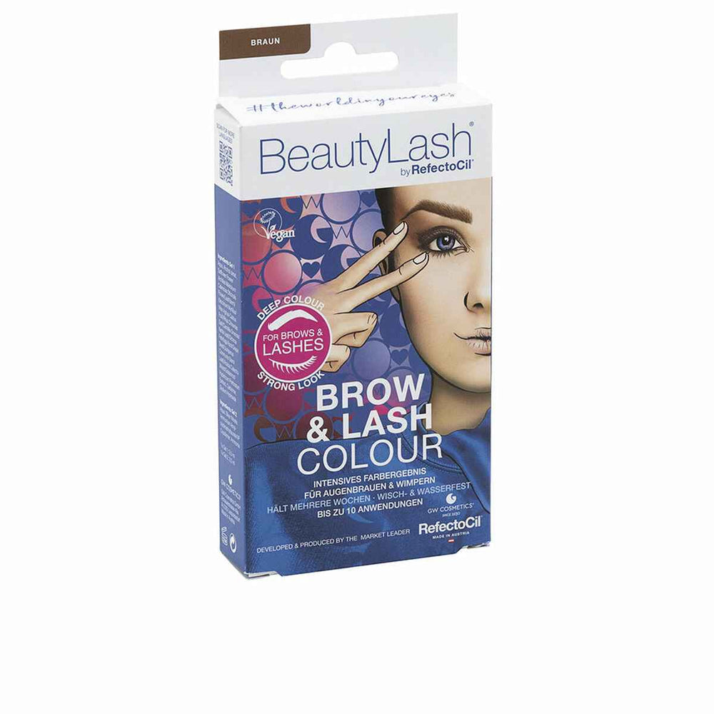 Refectocil Beautylash Brow y Lash Colour Kit Tinte Cejas y Pestañas Castaño Medio 1 U Unisex
