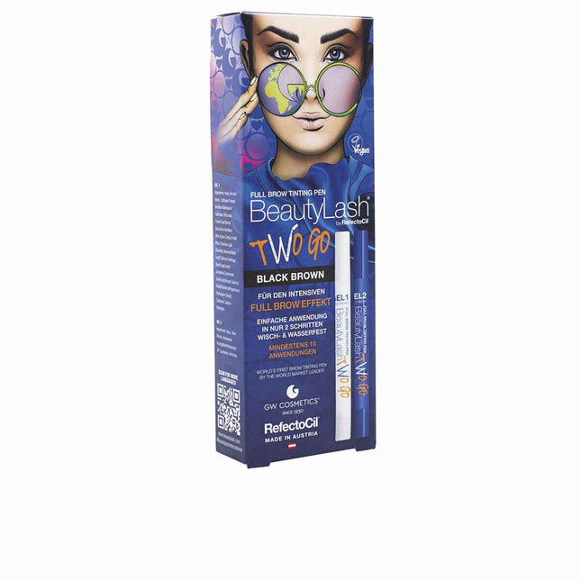 Refectocil Beauty Lash Two Go Tinte Para Cejas Black Brown 2 U Unisex