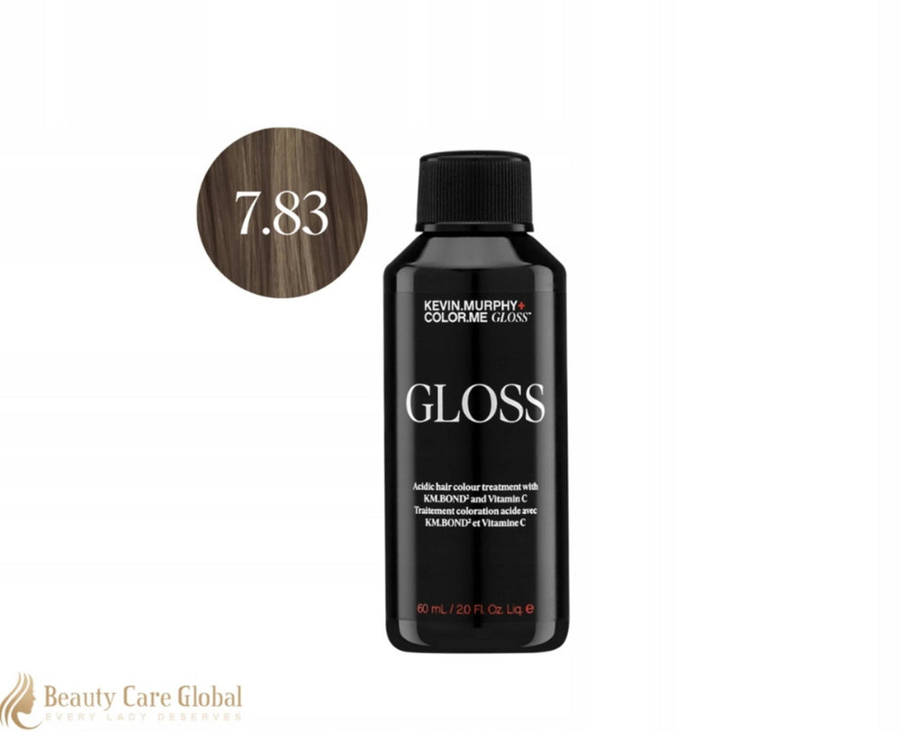 Kevin Murphy GLOSS – Demi-Permanent Hair Dye Unisex, 7.83 Medium Blonde Violet Gold, 60 ml