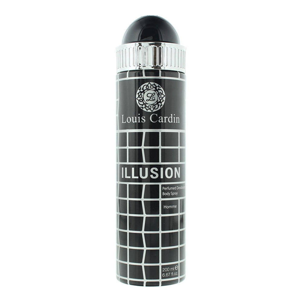 Louis Cardin Illusion – Deodorant Spray for Men, 200 ml