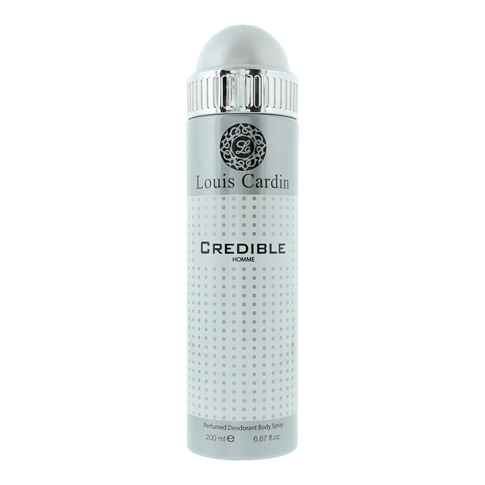 Louis Cardin Credible Homme – Deodorant Spray for Men, 200 ml