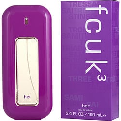 FCUK 3 – Eau de Toilette for Women, 100 ml