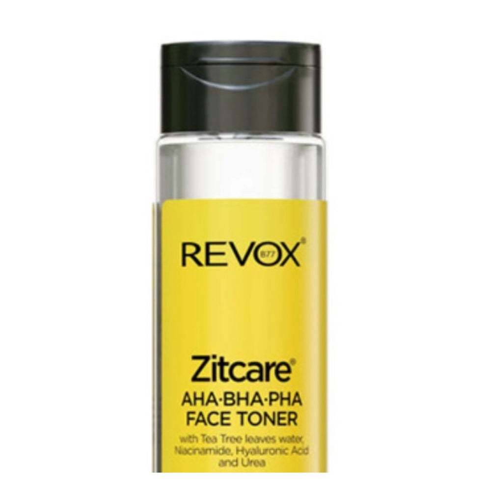 Revox Zitcare Aha Bha Pha Active Face Toner Unisex, 250 ml