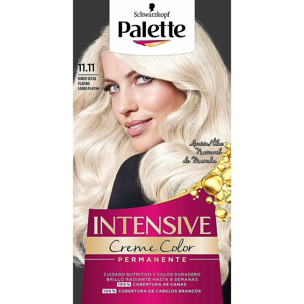 Schwarzkopf Intensive Creme Color Permanente 11,11-Rubio Ultra Platino 1 U Unisex