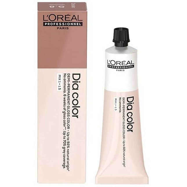L'oreal Professionnel Dia Color Coloración Demi-Permanente Sin Amoniaco 7,8 Unisex, 60 ml