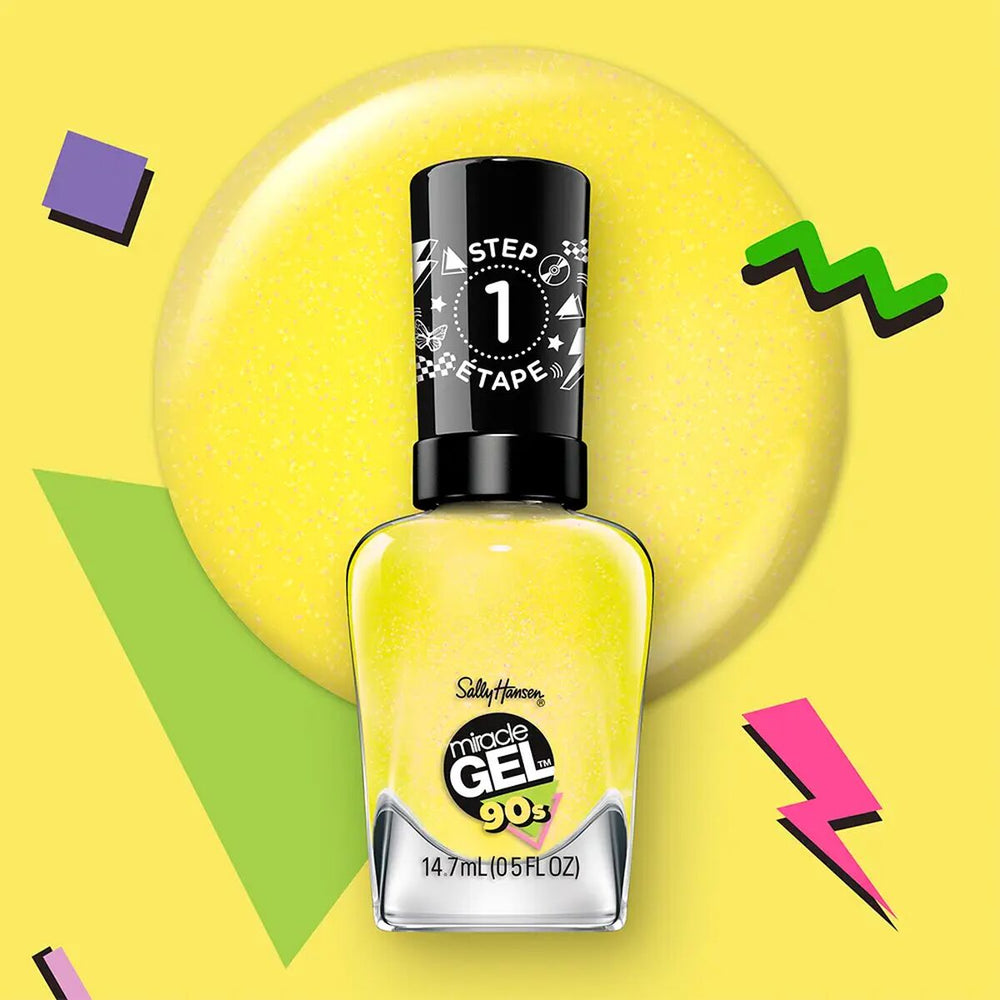 Sally Hansen Miracle – Gel 90s Esmalte De Uñas 891-Mixtape Unisex, 14,7 ml