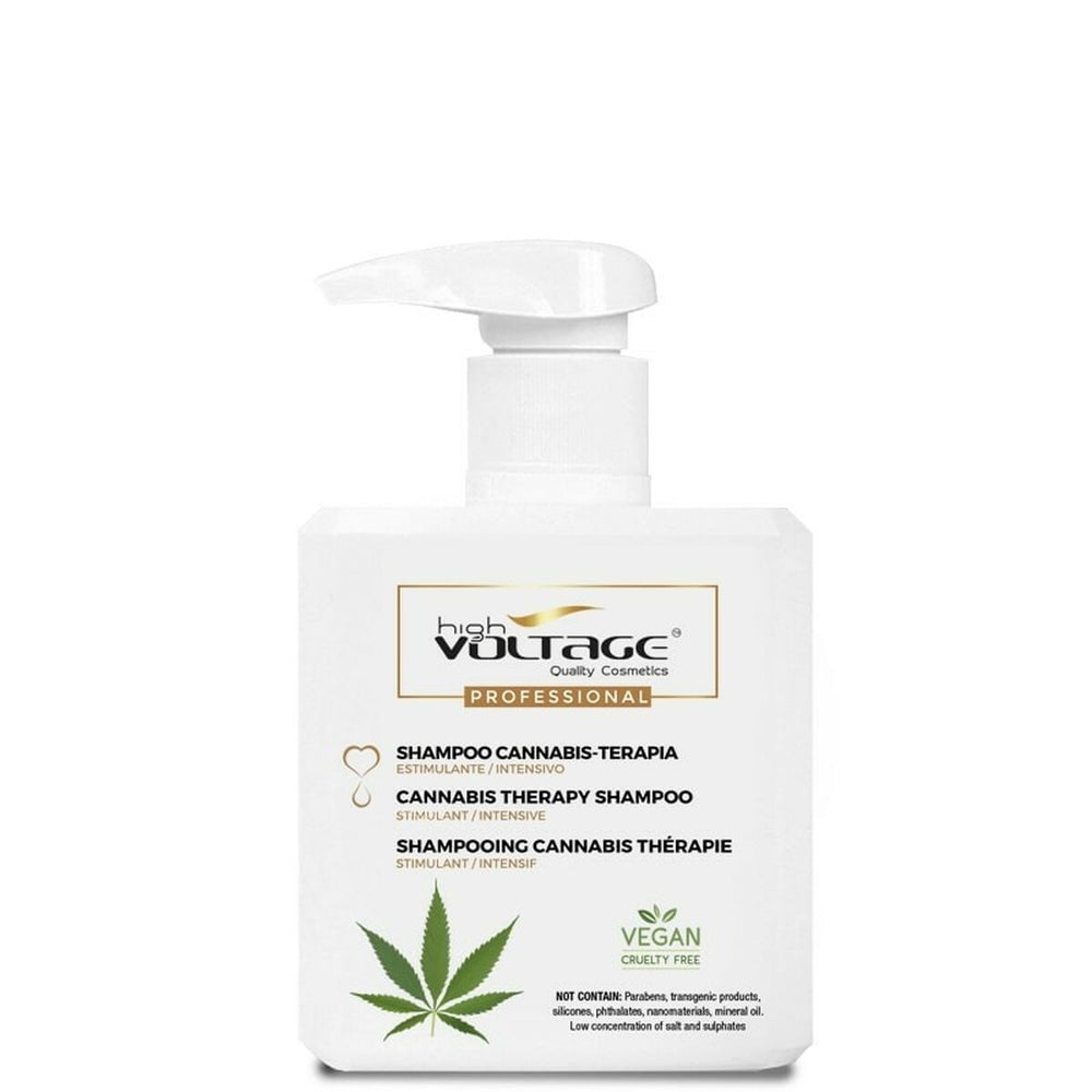Voltage Cosmetics Shampoo Cannabis - Terapia Champú Unisex, 500 ml