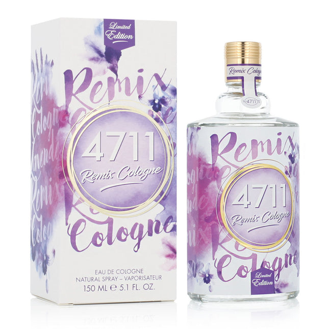 Mäurer & Wirtz 4711 Remix Cologne Lavender Edition – Eau de Cologne for Unisex, 150 ml