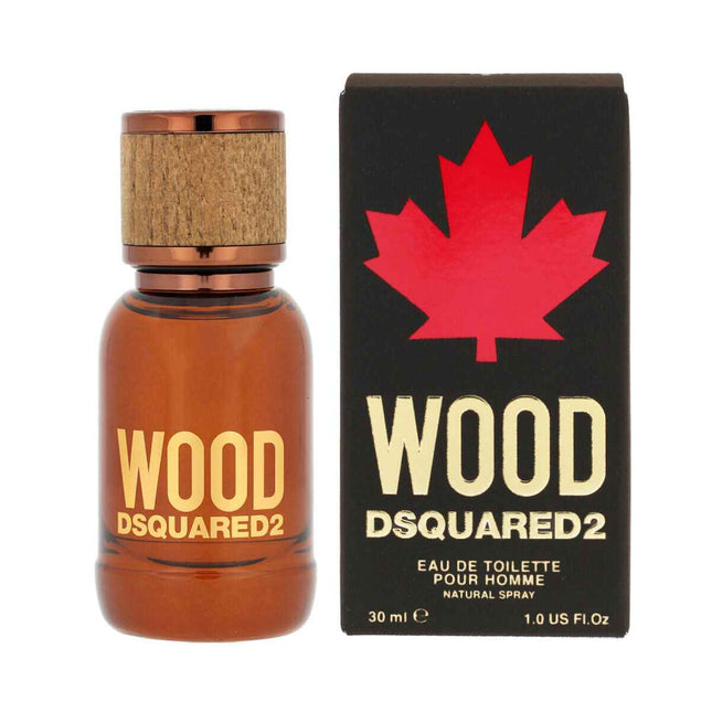 DSQUARED2 Dsquared Wood Pour Homme – Eau de Toilette for Men Natural Spray, 30 ml