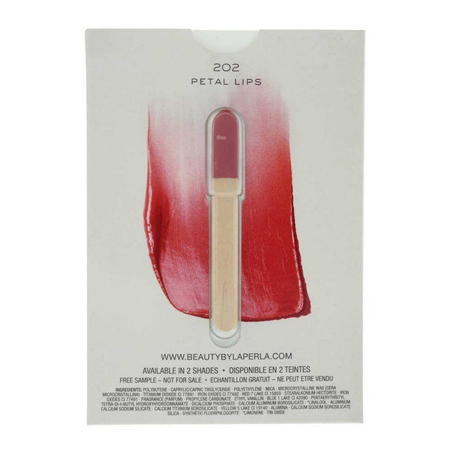 La Perla Satin Lips – Cream Lipstick for Women, 202, Petal, 0.08 g Sample
