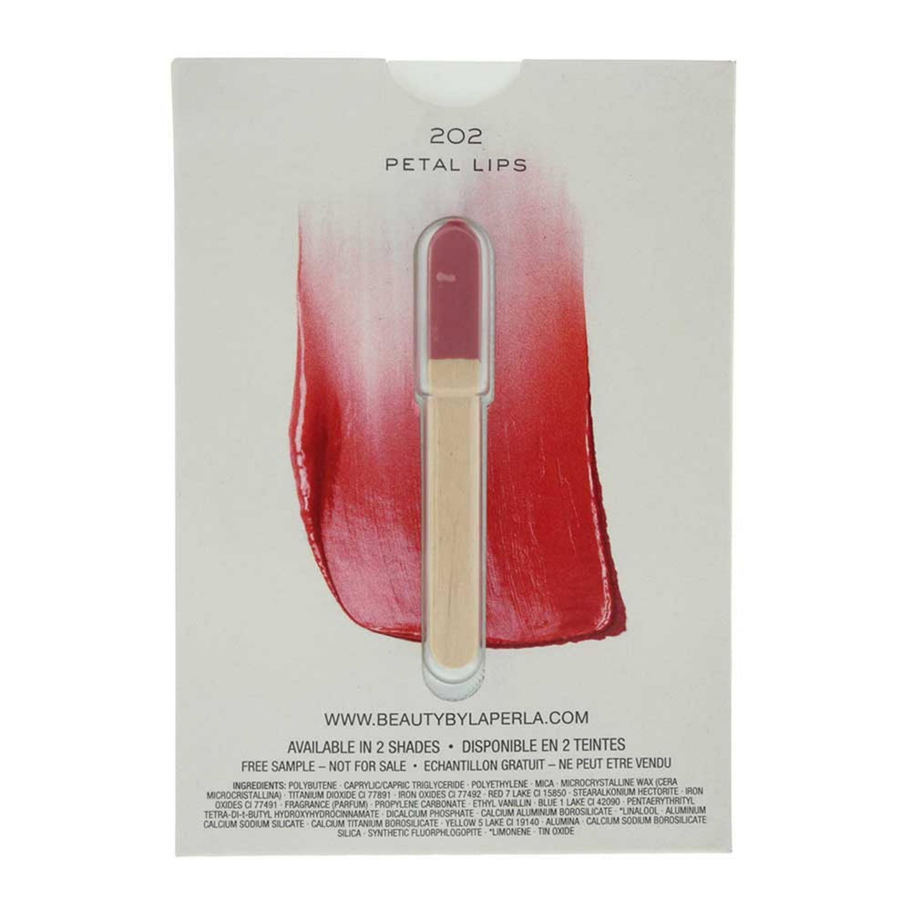 La Perla Satin Lips – Cream Lipstick for Women, 202, Petal, 0.08 g Sample