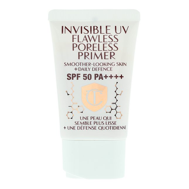 Charlotte Tilbury Flawless Invisibile Hyaluronic Acid Hydration – Liquid Primer for Women, SPF 50, 30 ml
