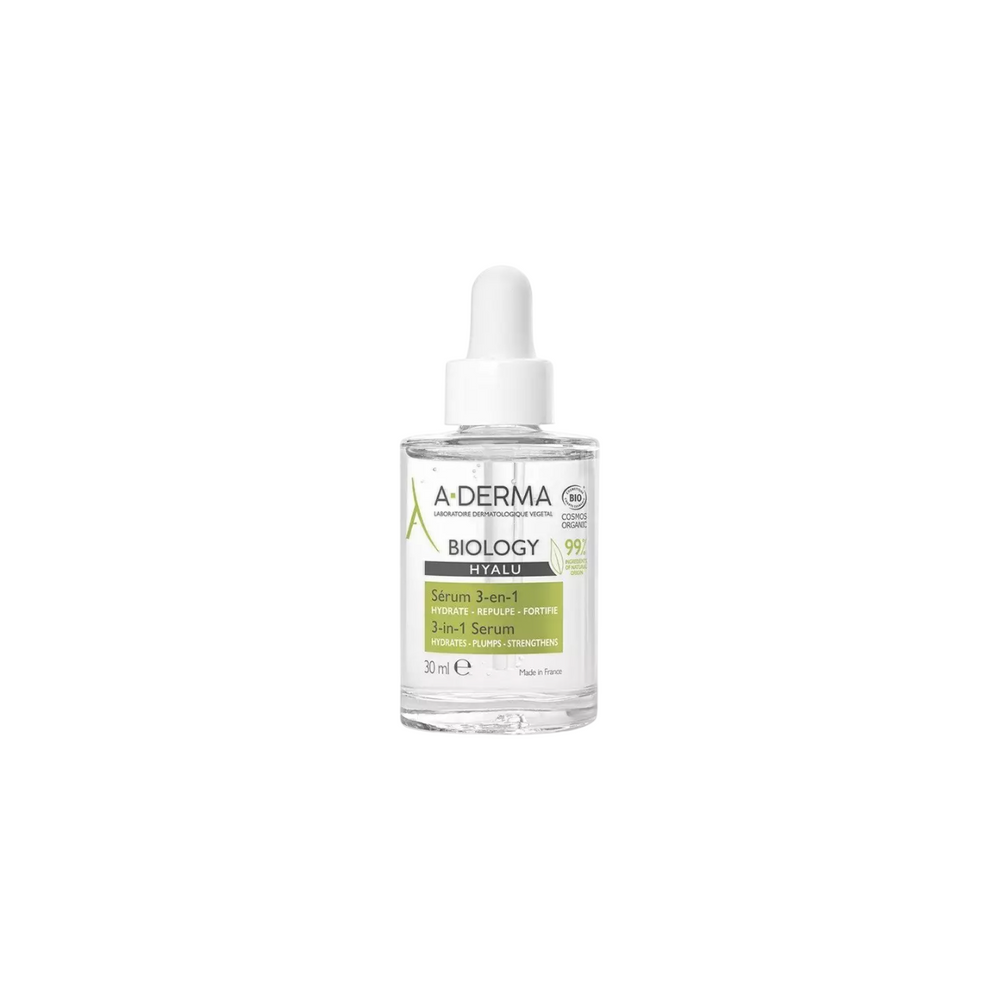 A-Derma Biology Hyalu Hydrates Morning – Serum for Women, For Face, 30 ml