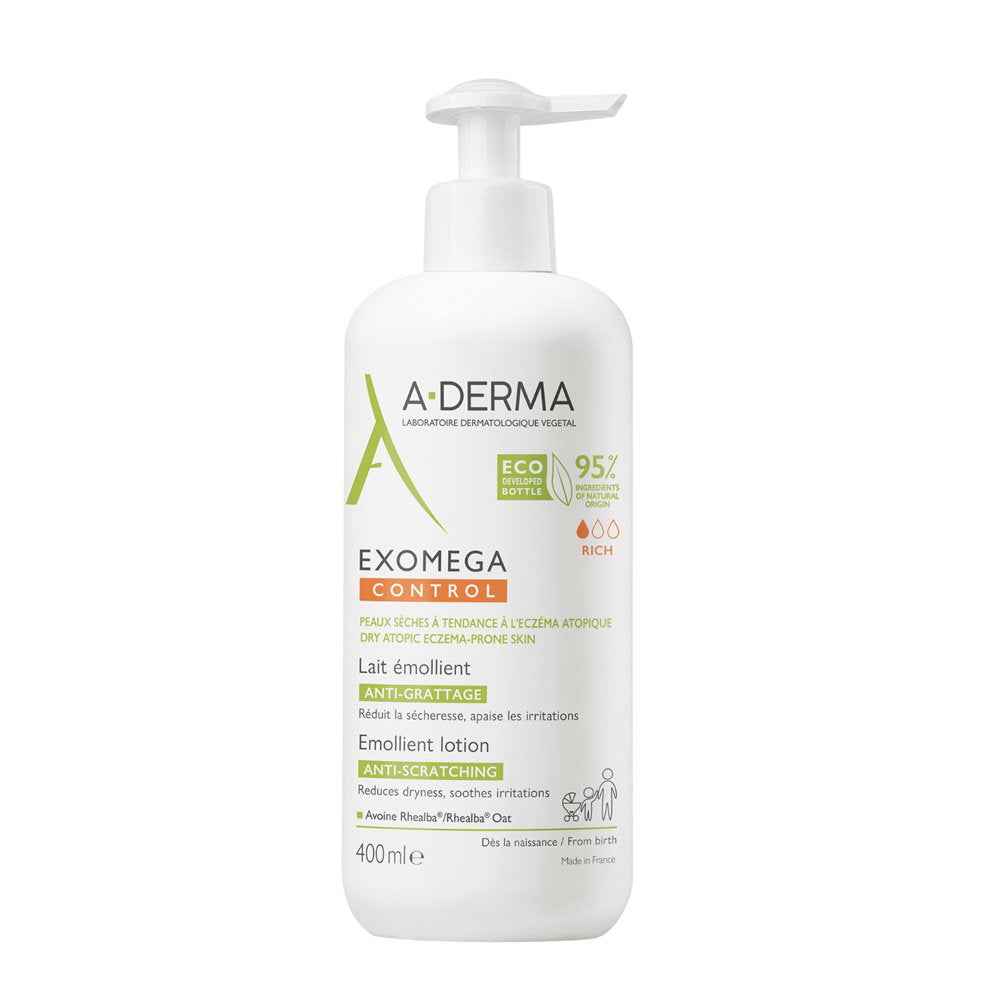 A-Derma Exomega Control Emollient Daily – Body Lotion Unisex, Body, 400 ml