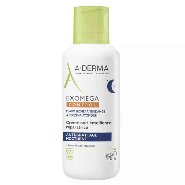 A-Derma Exomega Control Emollient Night – Cream Unisex, For Face, 400 ml