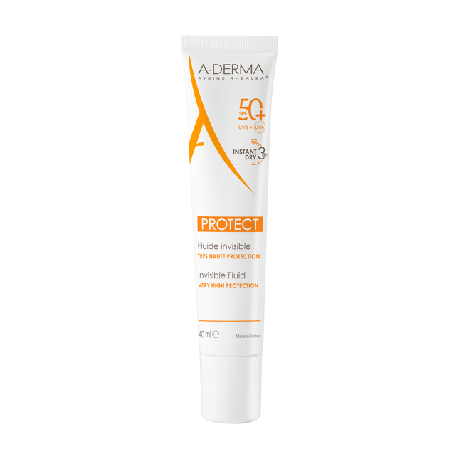 A-Derma Protect High UV protection – Sunscreen Fluid Unisex, SPF 50+, 40 ml