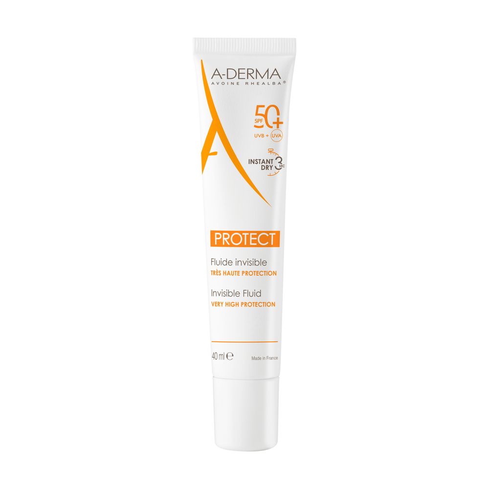 A-Derma Protect High UV protection – Sunscreen Fluid Unisex, SPF 50+, 40 ml
