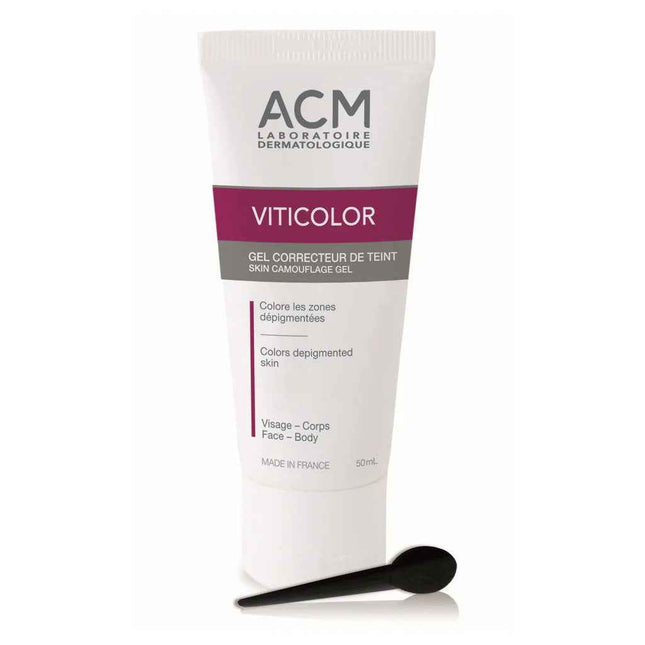 Laboratoire ACM Viticolor Pigment-Correcting – Local Treatment Gel Unisex, For Spots and Pigments, For Face & Body, 50 ml