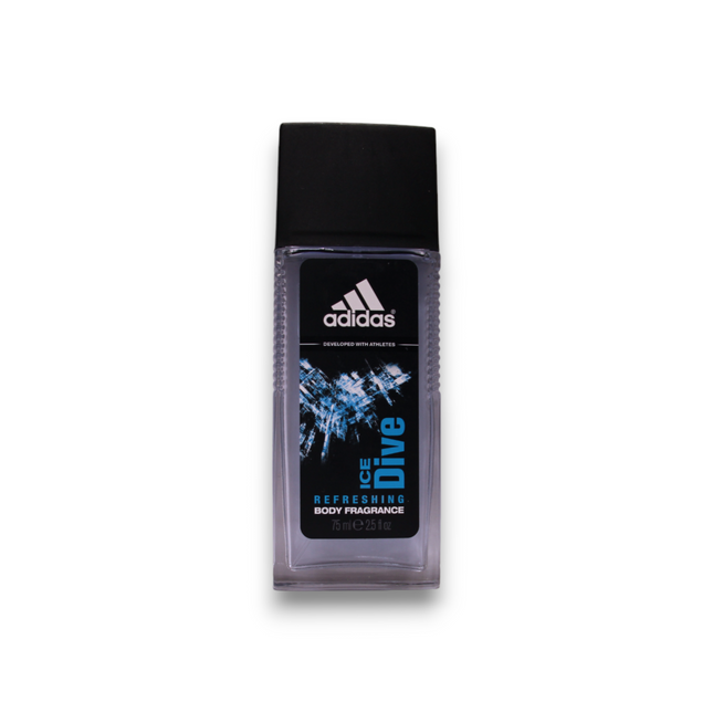 Adidas Ice Dive Refreshing – Body Spray for Men, 75 ml