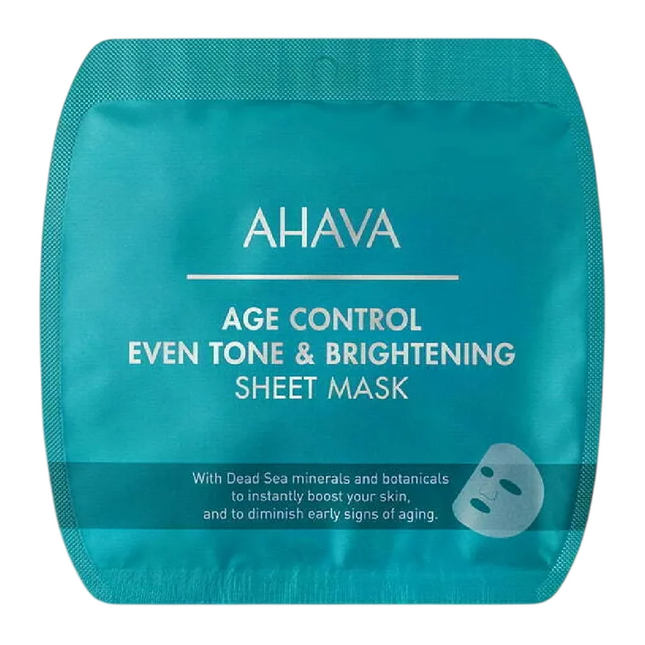 Ahava Age Control Citrus Brightening – Sheet Mask for Women, For Face, 17 g