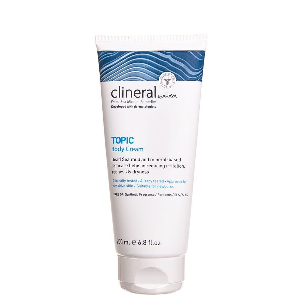 Ahava Clineral Topic Dead Sea minerals Anti-Irritation – Body Cream for Women, Body, 200 ml