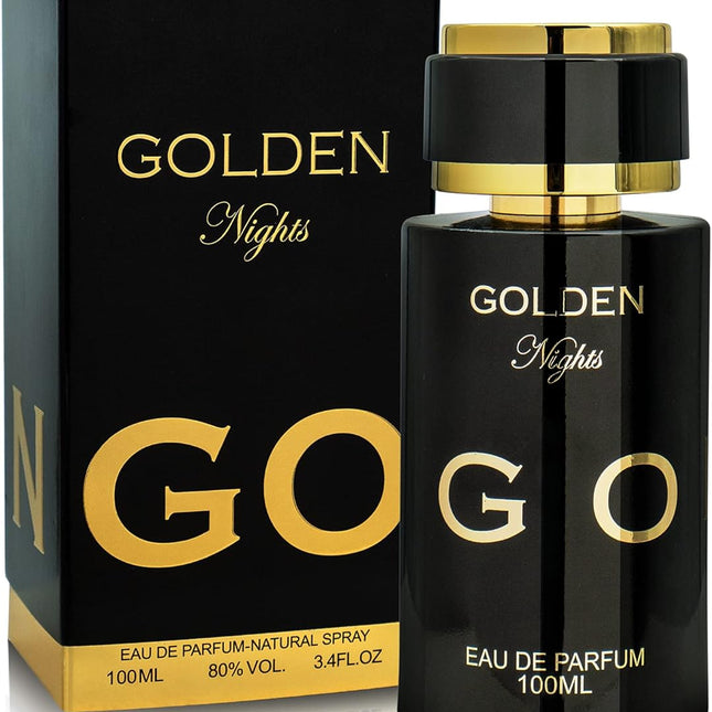 Alms Creation Go Golden Nights – Eau de Parfum for Men, 100 ml