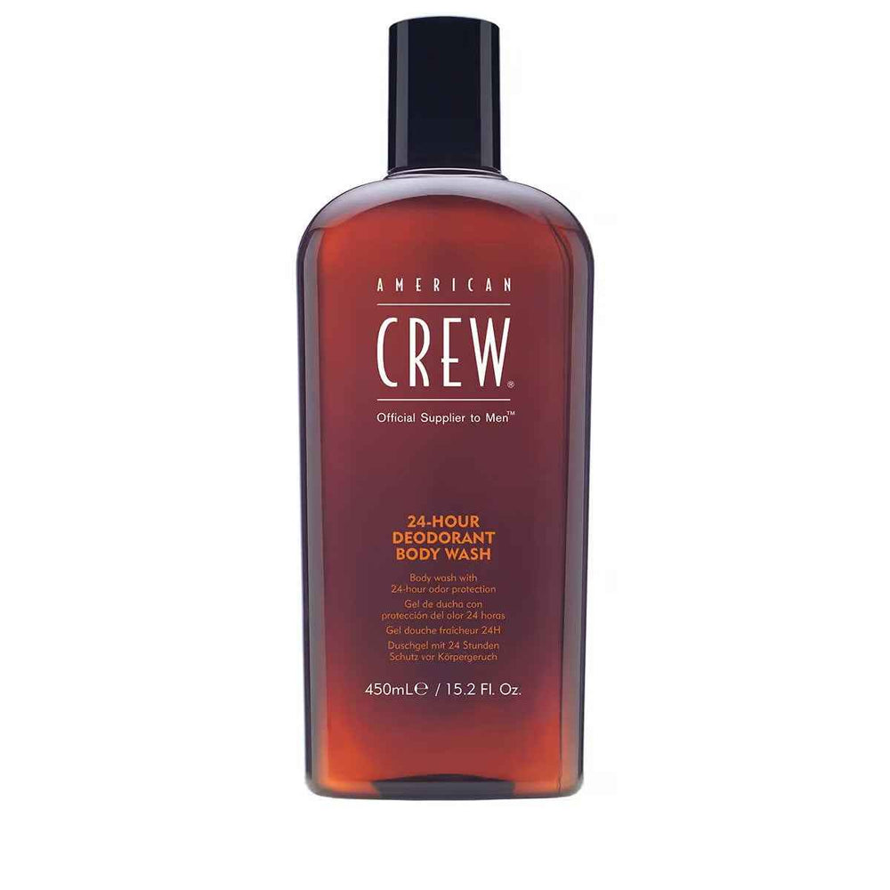 American Crew 24 Hour Deodorant Cleansing – Body Wash for Men, 450 ml