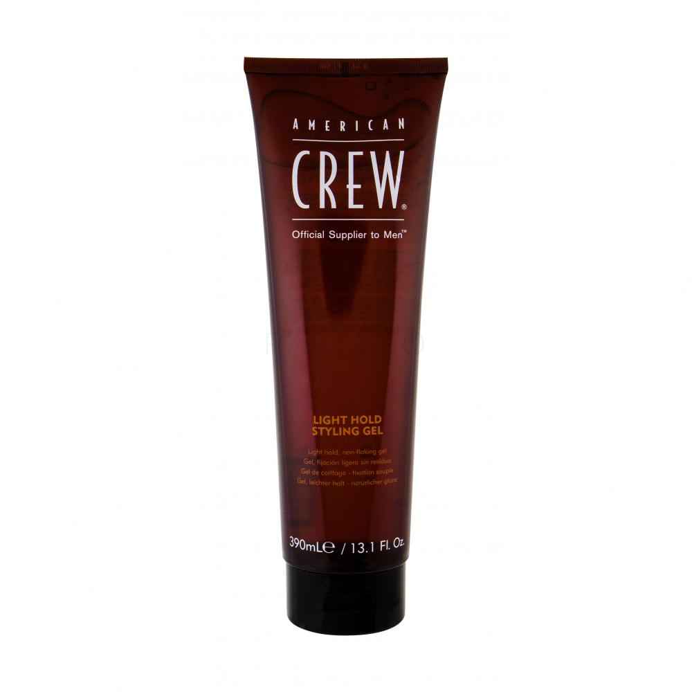 American Crew Alcohol-Free – Hair Styling Gel for Men, For Styling, Light Hold, 390 ml