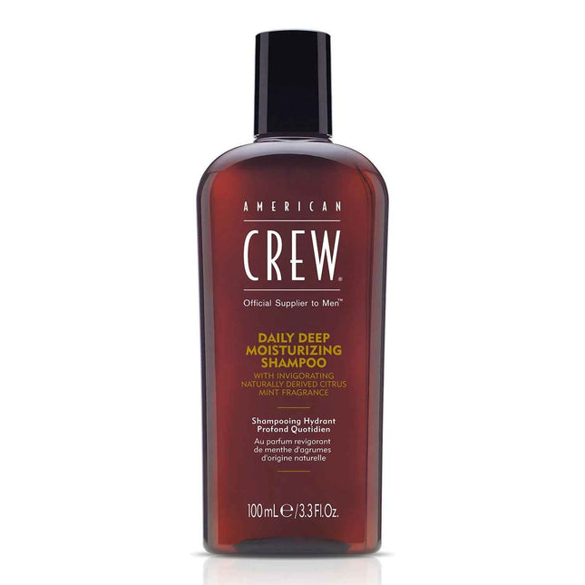 American Crew Daily Deep Moisturizing Vegan – Hair Shampoo for Men, For Nourishing, 100 ml