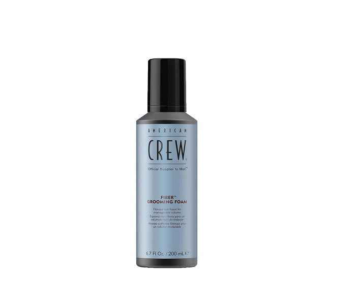 American Crew Fiber Grooming – Hair Styling Mousse for Men, For Styling, Medium Hold, 200 ml