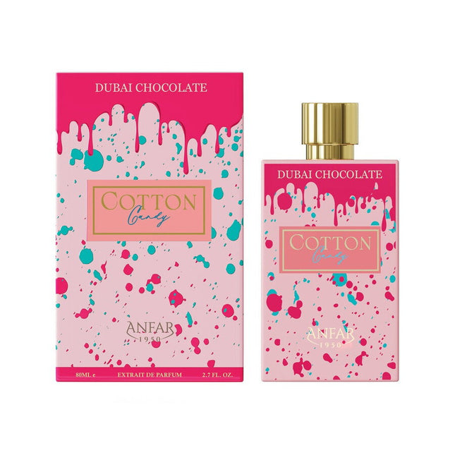 Anfar Dubai Chocolate - Cotton Candy – Extrait de Parfum for Women, 80 ml