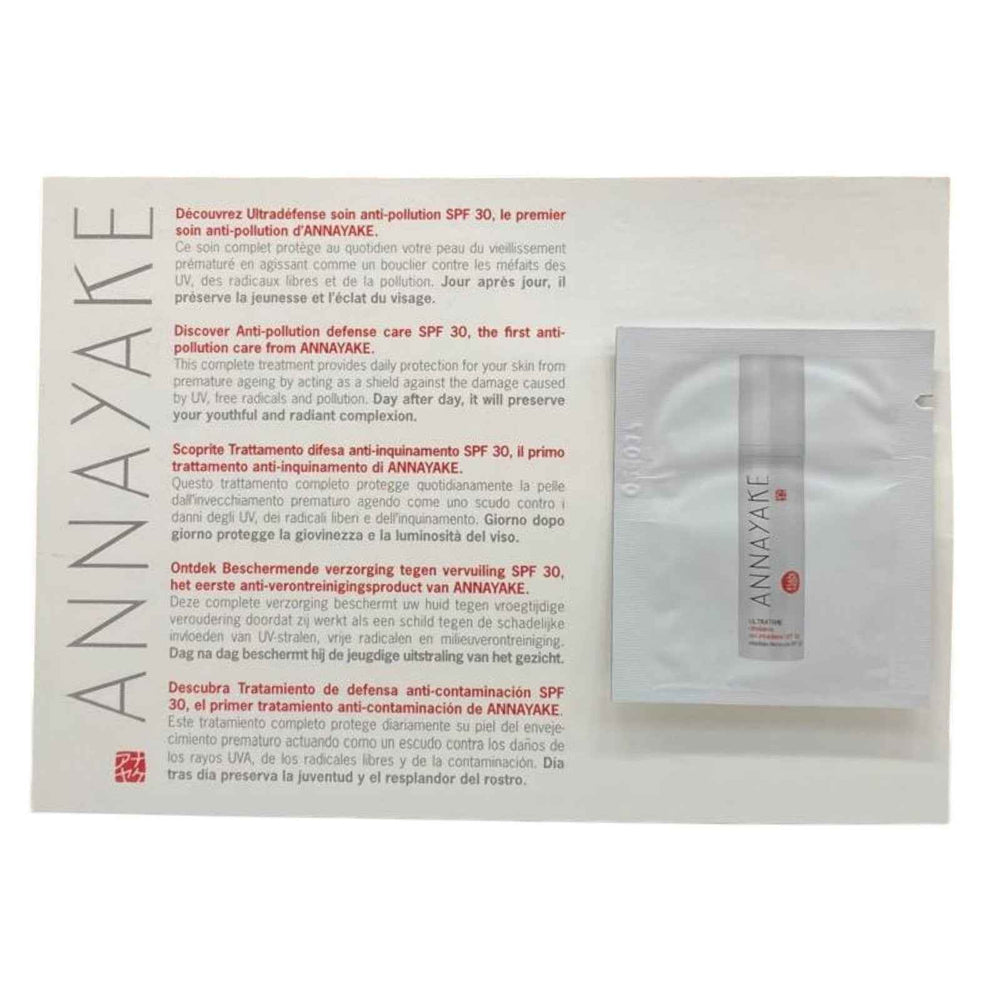 Annayake Ultratime Anti-Pollution – Cream for Women, For Face, SPF 30, 1 ml Sample