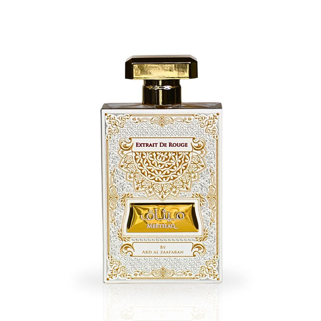 Ard Al Zaafaran Meethaq Extrait De Rouge – Eau de Parfum Unisex, 100 ml