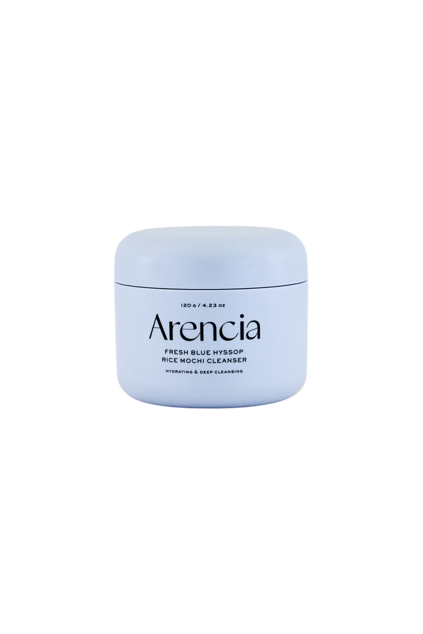 Arencia Fresh Blue Hyssop Mochi Hydrating – Cleansing Cream for Women, 120 ml