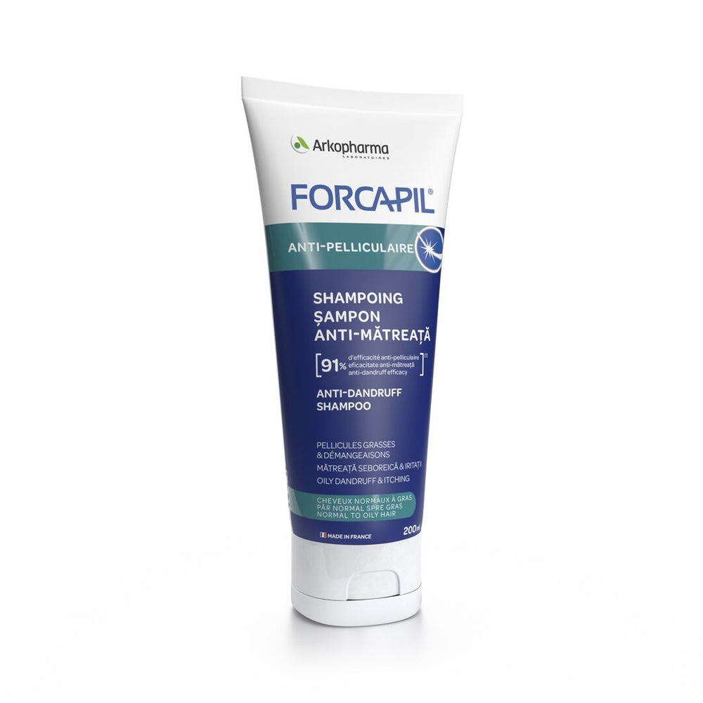 Arkopharma Forcapil – Hair Shampoo Unisex, Anti-Dandruff, 200 ml
