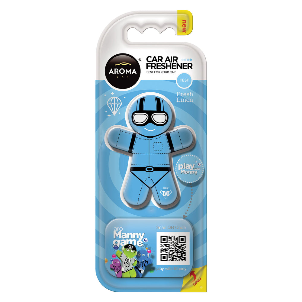 Aroma Car Manny Fresh Linen – Car Air Freshener Unisex