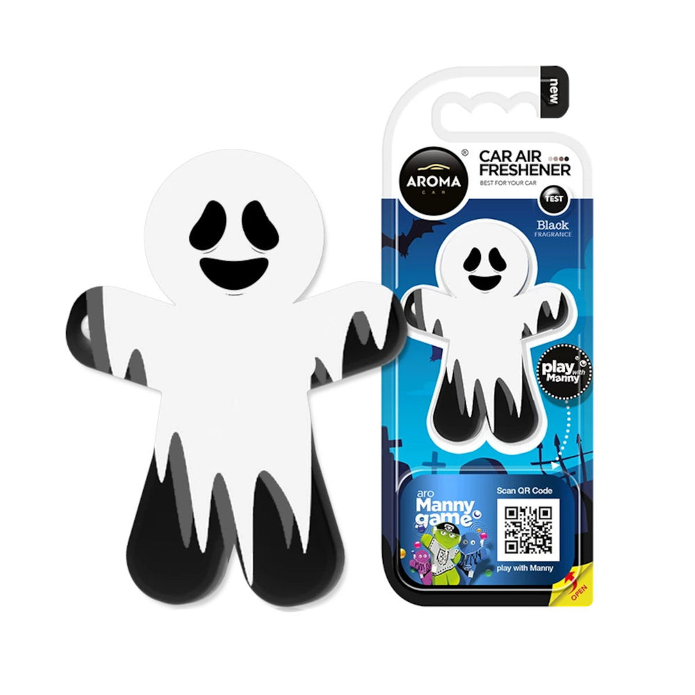 Aroma Car Manny Ghost Black – Car Air Freshener Unisex
