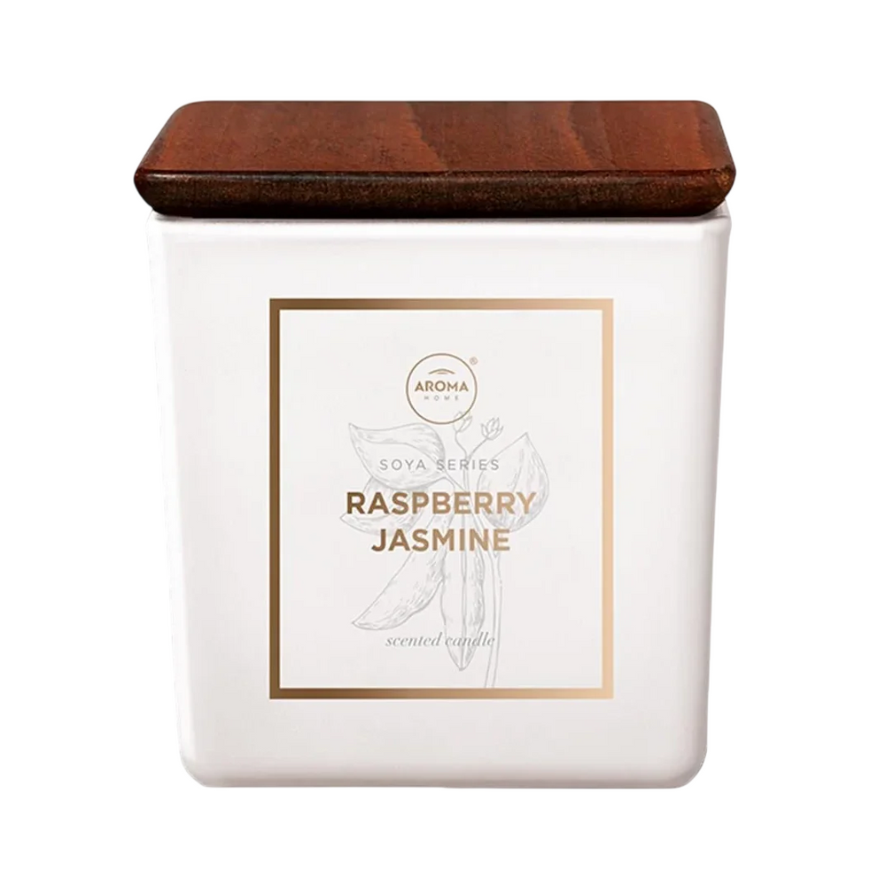 Aroma Home Raspberry & Jasmine – Scented Candle Unisex, 115 g
