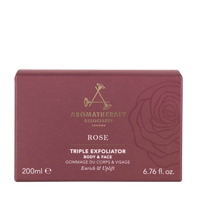 Aromatherapy Associates Rose Natural Essential Oils – Exfoliating Scrub for Women, 200 ml