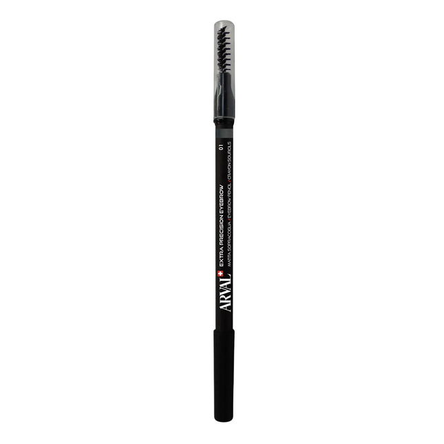 Arval Matita Sopracciglia Double-Ended – Eyebrow Cream Pencil for Women, N1, Antracite, 1.19 g