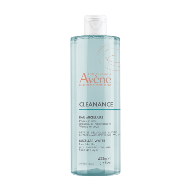 Avene Cleanance Makeup Removing – Micellar Water for Women, All Skin Types, 400 ml
