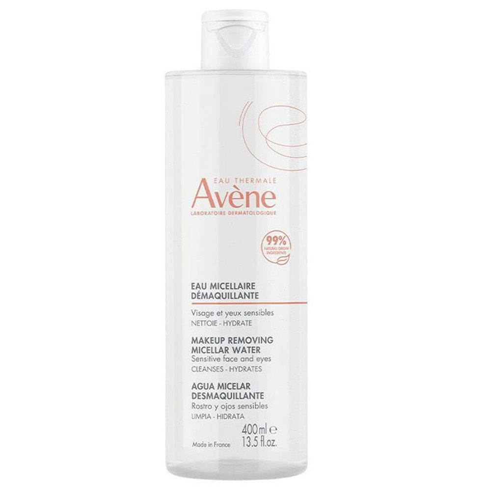 Avene Eau Thermale Cleanses and Removes Makeup – Micellar Water for Women, Sensitive, 400 ml