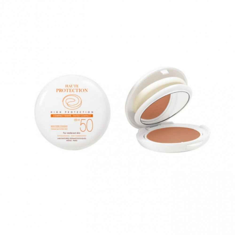 Avene Haute Protection – Compact Foundation for Women, 50, Sand, SPF 50, 10 g