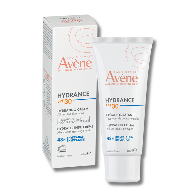 Avene Hydrance Hydrating Day – Cream for Women, For Face, SPF 30, 40 ml