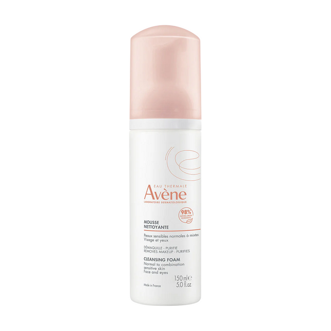 Avene Les Essentiels Makeup Removing – Cleansing Foam for Women, 150 ml