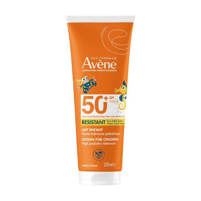 Avene Sun Care Water-Resistant – Sunscreen Lotion for Children, SPF 50+, 250 ml