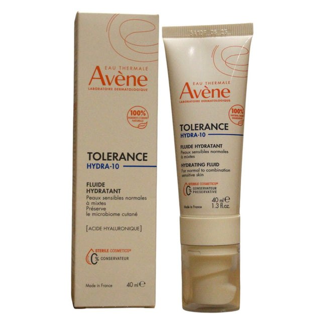 Avene Tolerance Hydra-10 Hydration – Fluid for Women, For Face, 40 ml